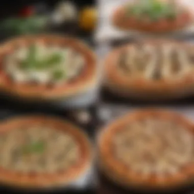 Comparison of Traditional and Cauliflower Pizza A comparison chart between traditional pizza and cauliflower pizza