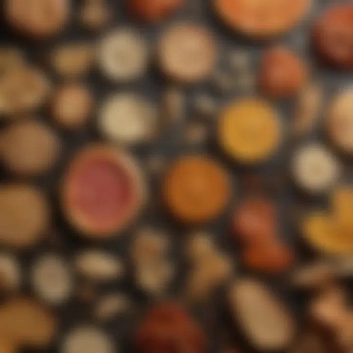Different types of wooden peels arranged for comparison.