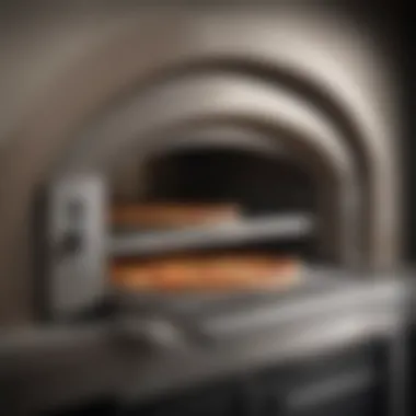 Interior Functionality of Stainless Pizza Ovens A close-up of the interior of a stainless pizza oven highlighting its functionality.