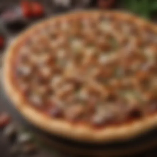 Delicious BBQ Chicken Pizza with Fresh Ingredients