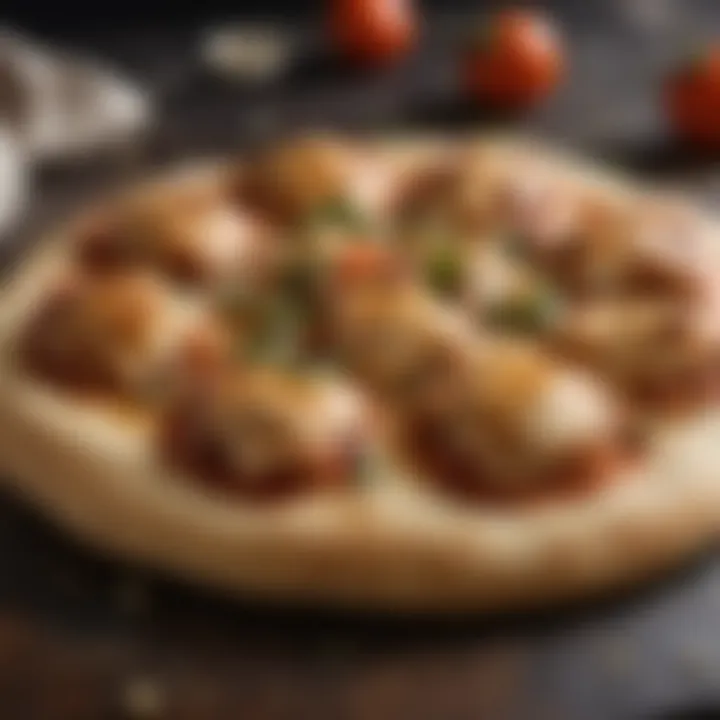 Homemade Pizza Dough Ready for Toppings