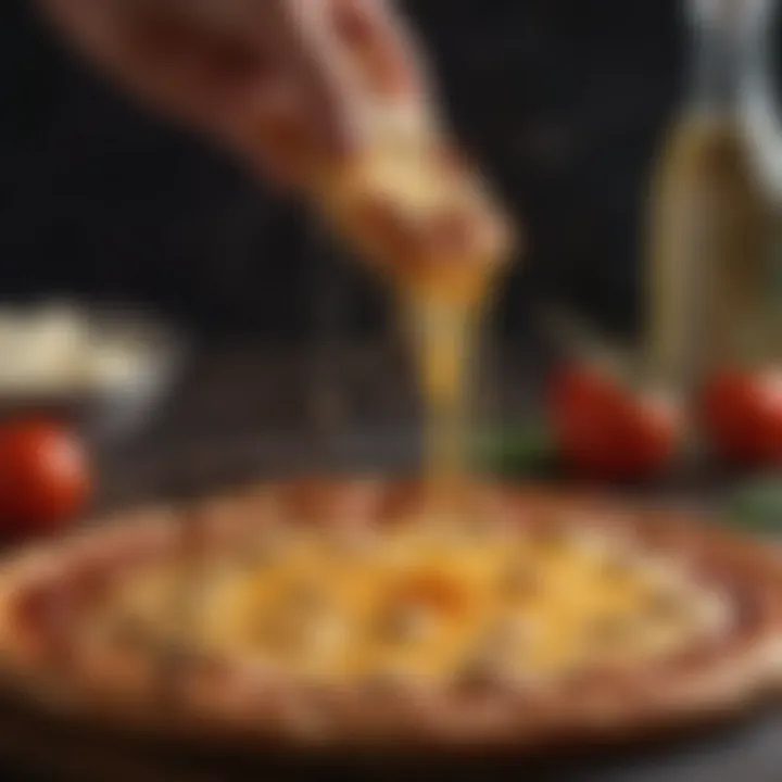 Cheese Melting on Perfectly Baked Pizza