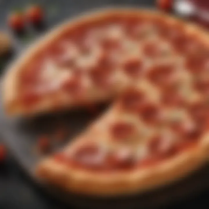 Delicious Pizza Hut Pepperoni Pizza