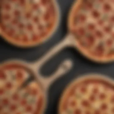 A comparison image showcasing various sizes of pizza paddles.