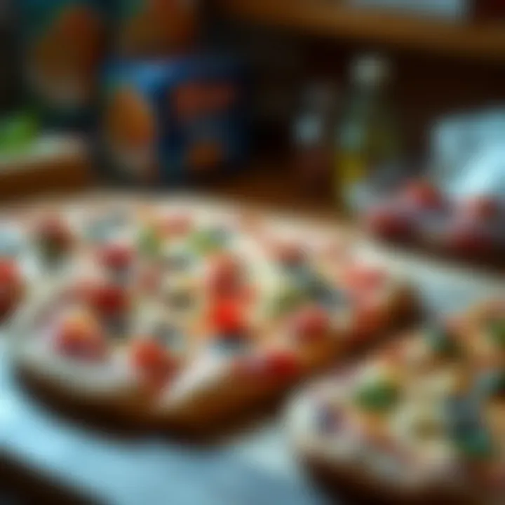 Nutritional comparison of various frozen pizzas