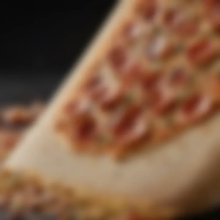 A close-up view of King Arthur Pizza Dough Seasoning showcasing its texture and color