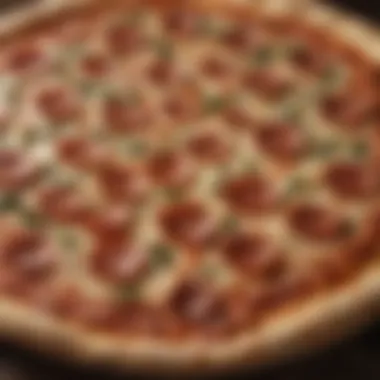 Achieving Pizza Perfection Perfectly baked pizza crust