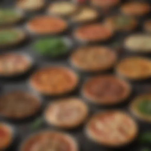 Selection of different pizza pans showcasing various materials