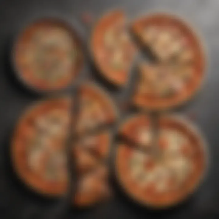 Different types of pizza pans used for various pizza styles