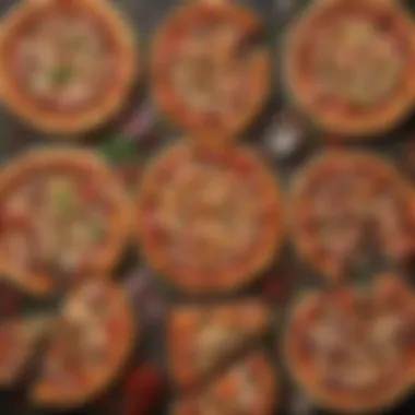 Exploring Regional Variations of Pizza An assortment of different regional pizzas highlighting unique ingredients.