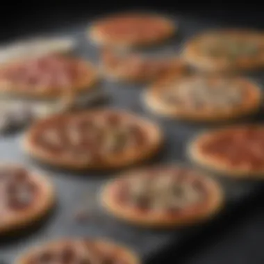Materials of Pizza Stones Close-up of various materials used in pizza stones, including cordierite and ceramic.