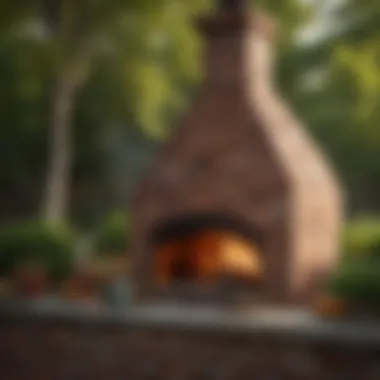 A traditional NY pizza oven showcasing its brick structure and design