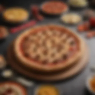 Pizza Hut Rewards Points Loyalty Card Surrounded by Reward Options