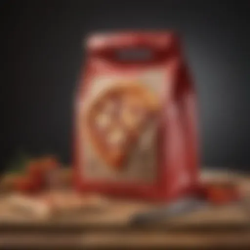 Pizza Hut bag showcasing sleek and modern design