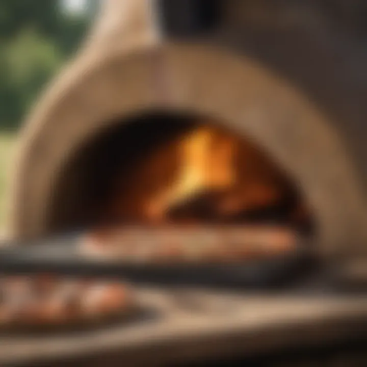 Wood-Fired Pizza Oven in Action