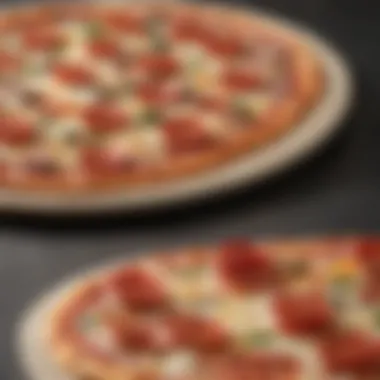 Temperature Management Techniques Illustration of temperature management techniques with a pizza stone