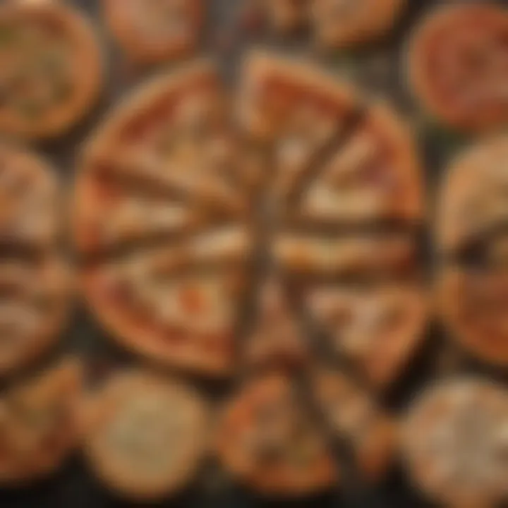 An enticing spread of various chicken pizza options available at Pizza Hut