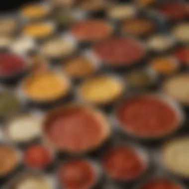 Diverse Baking Pans for Deep-Dish Pizza An array of pans used for baking deep-dish pizza, highlighting various materials and shapes.