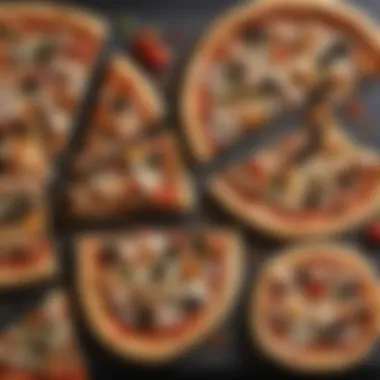 Creative Toppings for Chicken Pizza Variety of toppings arranged on a keto chicken pizza crust