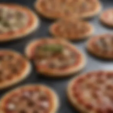 Different types of pizza stones made from various materials.