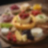 Exquisite Vegan Cheese Plate with Assorted Flavors