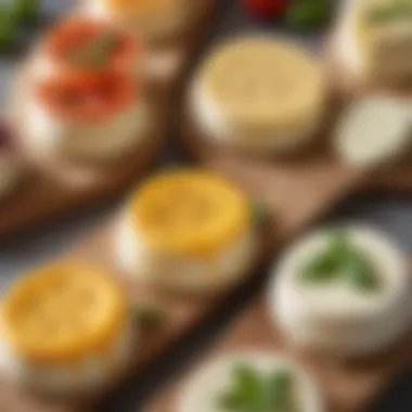 Flavor Profiles of Vegan Cheeses Taste comparison of different vegan mozzarella cheeses