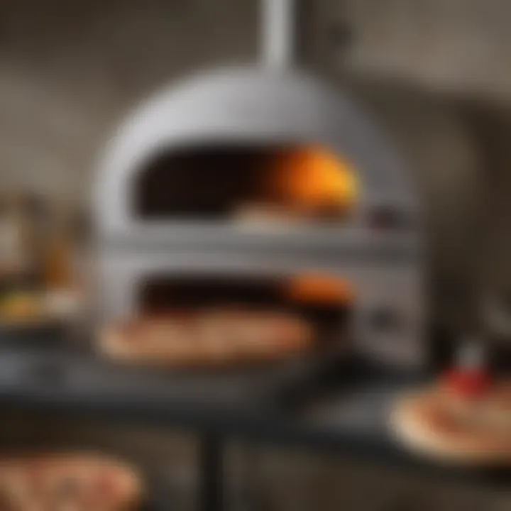 Versatile countertop pizza oven perfect for pizza parties