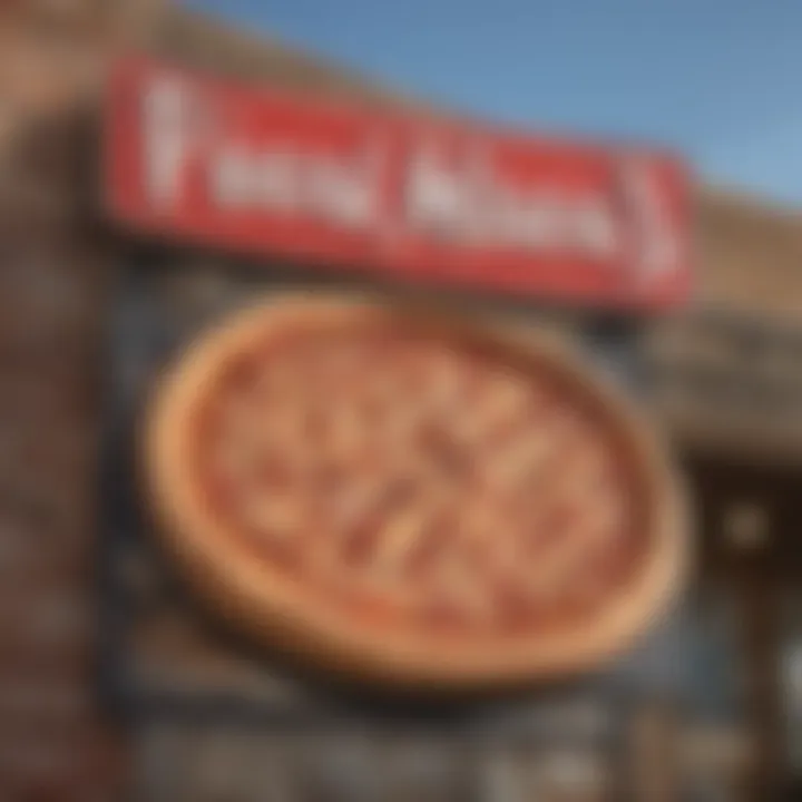 Vintage Hideaway Pizza Sign