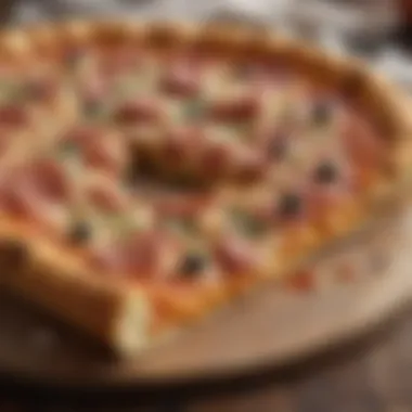 A Slice of Vito and Nick's Culinary Excellence Close-up of a delicious slice of Vito and Nick's pizza