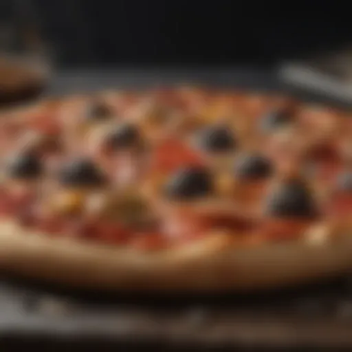 Pizza stone made of volcanic rock