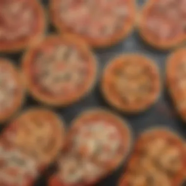 Comparison of Frozen Pizza Options An assortment of frozen pizzas, highlighting Walmart's Market Side Pizza among competitors