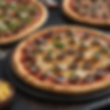 Creative Pizza Toppings for the Weber BBQ Variety of toppings ready for pizza customization.