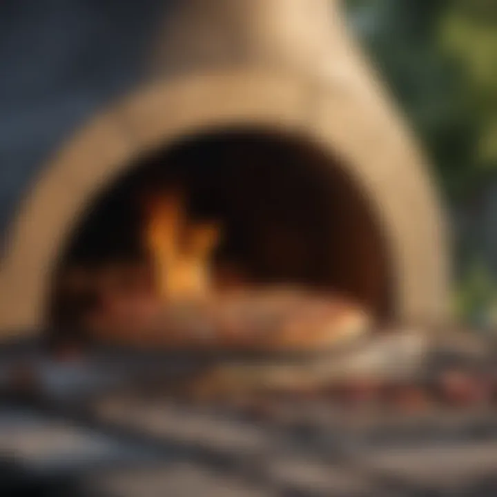 Wood-Fired Oven for BBQ Pizza