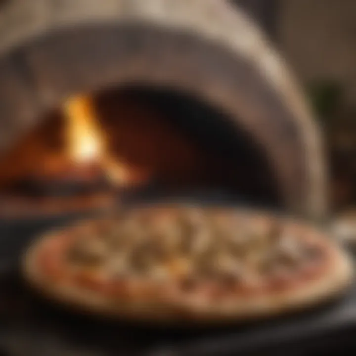 Wood-Fired Oven Infusing Flavor into Pizza