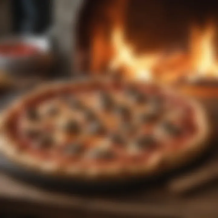 Sizzling Wood-Fired Pizza