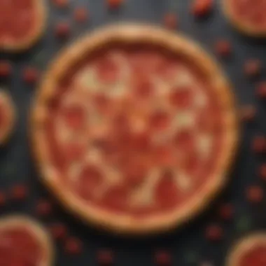 Zesty Delight: Pepperoni Pizza Pinwheel Explosion Pepperoni Pizza Pinwheel Bursting with Flavor